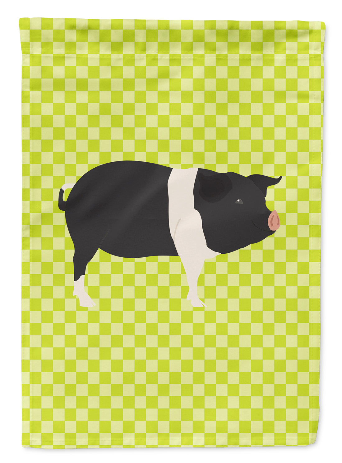 Hampshire Pig Green Garden Flag Mailbox Decorative Yard Banner Outside Patio Artwork for Flower Beds, Garden Size, Multicolor