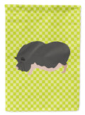Vietnamese Pot-Bellied Pig Green Garden Flag Mailbox Decorative Yard Banner Outside Patio Artwork for Flower Beds, Garden Size, Multicolor