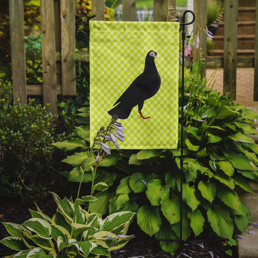 Budapest Highflyer Pigeon Green Garden Flag Mailbox Decorative Yard Banner Outside Patio Artwork for Flower Beds, Garden Size, Multicolor