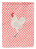 German Langshan Chicken Pink Check Garden Flag Mailbox Decorative Yard Banner Outside Patio Artwork for Flower Beds, Garden Size, Multicolor