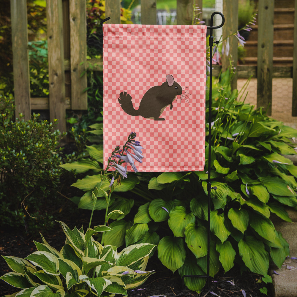 Chinchilla Pink Check Garden Flag Mailbox Decorative Yard Banner Outside Patio Artwork for Flower Beds, Garden Size, Multicolor