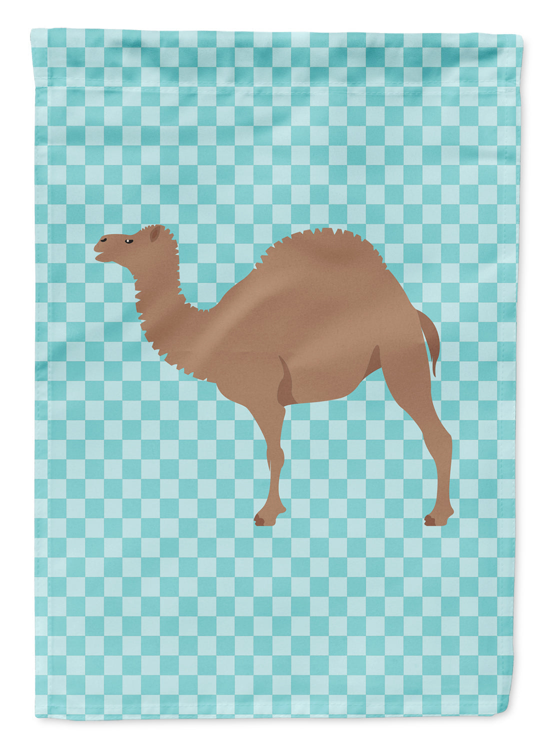F1 Hybrid Camel Blue Check Garden Flag Mailbox Decorative Yard Banner Outside Patio Artwork for Flower Beds, Garden Size, Multicolor