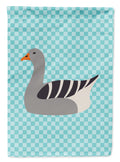 Pilgrim Goose Blue Check Garden Flag Mailbox Decorative Yard Banner Outside Patio Artwork for Flower Beds, Garden Size, Multicolor