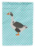 West of England Goose Blue Check Garden Flag Mailbox Decorative Yard Banner Outside Patio Artwork for Flower Beds, Garden Size, Multicolor