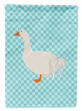 Sebastopol Goose Blue Check Garden Flag Mailbox Decorative Yard Banner Outside Patio Artwork for Flower Beds, Garden Size, Multicolor