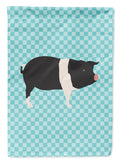 Hampshire Pig Blue Check Garden Flag Mailbox Decorative Yard Banner Outside Patio Artwork for Flower Beds, Garden Size, Multicolor