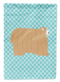 Lincoln Longwool Sheep Blue Check Garden Flag Mailbox Decorative Yard Banner Outside Patio Artwork for Flower Beds, Garden Size, Multicolor