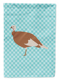 Jersey Buff Turkey Hen Blue Check Garden Flag Mailbox Decorative Yard Banner Outside Patio Artwork for Flower Beds, Garden Size, Multicolor
