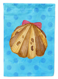 Sea Shell Blue Polkadot Garden Flag Mailbox Decorative Yard Banner Outside Patio Artwork for Flower Beds, Garden Size, Multicolor