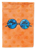 Sunglasses Orange Polkadot Garden Flag Mailbox Decorative Yard Banner Outside Patio Artwork for Flower Beds, Garden Size, Multicolor
