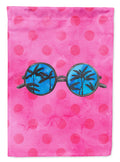 Sunglasses Pink Polkadot Garden Flag Mailbox Decorative Yard Banner Outside Patio Artwork for Flower Beds, Garden Size, Multicolor