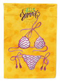 Bikini Swimsuit Yellow Polkadot Garden Flag Mailbox Decorative Yard Banner Outside Patio Artwork for Flower Beds, Garden Size, Multicolor