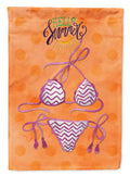 Bikini Swimsuit Orange Polkadot Garden Flag Mailbox Decorative Yard Banner Outside Patio Artwork for Flower Beds, Garden Size, Multicolor