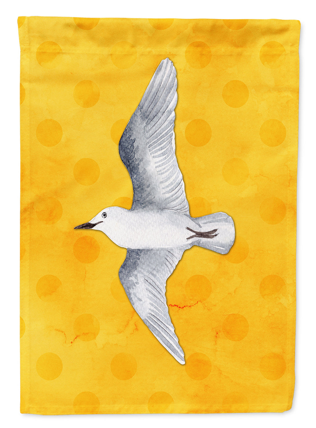 Sea Gull Yellow Polkadot Garden Flag Mailbox Decorative Yard Banner Outside Patio Artwork for Flower Beds, Garden Size, Multicolor