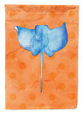 Sting Ray Orange Polkadot Garden Flag Mailbox Decorative Yard Banner Outside Patio Artwork for Flower Beds, Garden Size, Multicolor