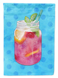 Mason Jar Cocktail Blue Polkadot Garden Flag Mailbox Decorative Yard Banner Outside Patio Artwork for Flower Beds, Garden Size, Multicolor