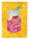 Mason Jar Cocktail Yellow Polkadot Garden Flag Mailbox Decorative Yard Banner Outside Patio Artwork for Flower Beds, Garden Size, Multicolor