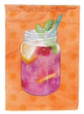 Mason Jar Cocktail Orange Polkadot Garden Flag Mailbox Decorative Yard Banner Outside Patio Artwork for Flower Beds, Garden Size, Multicolor
