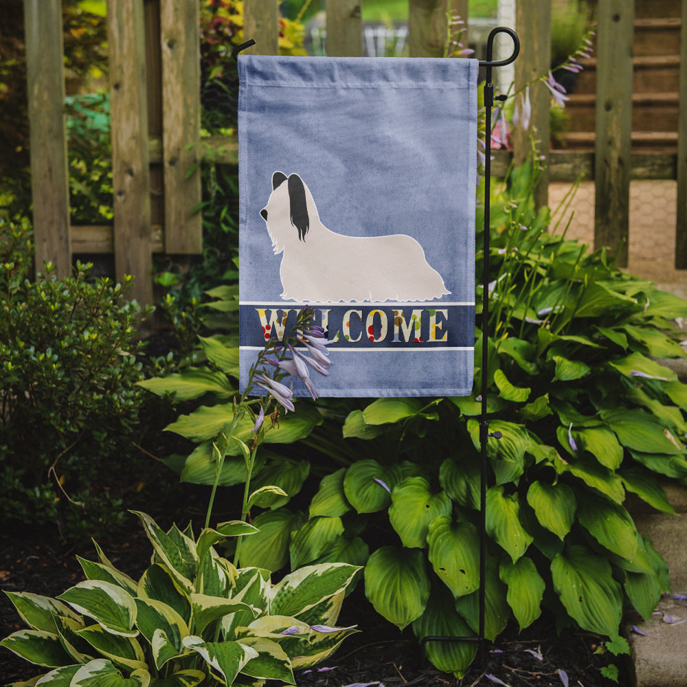 Skye Terrier Welcome Garden Flag Mailbox Decorative Yard Banner Outside Patio Artwork for Flower Beds, Garden Size, Multicolor