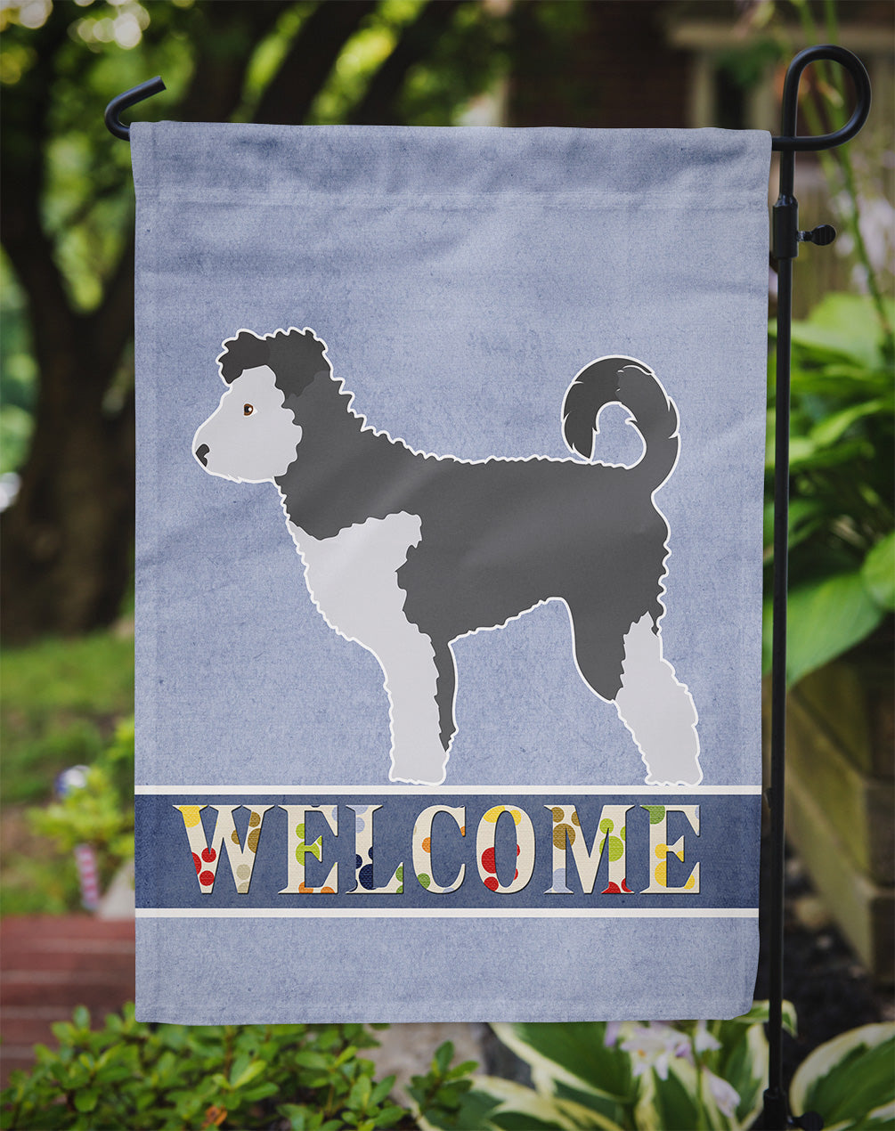 Pumi Welcome Garden Flag Mailbox Decorative Yard Banner Outside Patio Artwork for Flower Beds, Garden Size, Multicolor