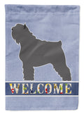 Bouvier des Flandres Welcome Garden Flag Mailbox Decorative Yard Banner Outside Patio Artwork for Flower Beds, Garden Size, Multicolor