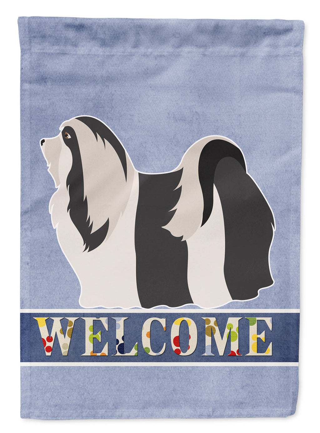 Havanese Welcome Garden Flag Mailbox Decorative Yard Banner Outside Patio Artwork for Flower Beds, Garden Size, Multicolor
