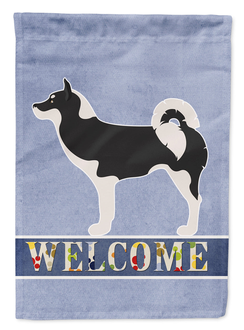 Greenland Dog Welcome Garden Flag Mailbox Decorative Yard Banner Outside Patio Artwork for Flower Beds, Garden Size, Multicolor