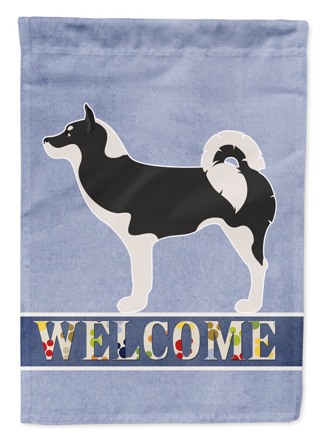 Greenland Dog Welcome Garden Flag Mailbox Decorative Yard Banner Outside Patio Artwork for Flower Beds, Garden Size, Multicolor