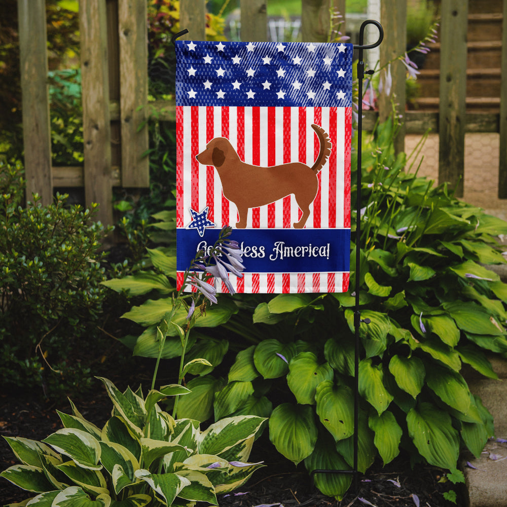 Alpine Dachsbrake American Garden Flag Mailbox Decorative Yard Banner Outside Patio Artwork for Flower Beds, Garden Size, Multicolor