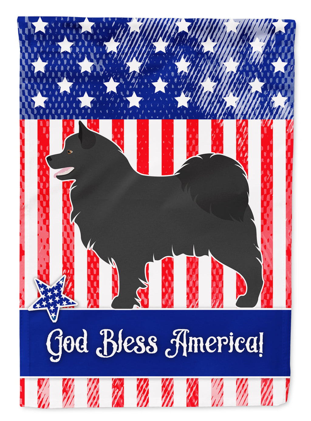 Swedish Lapphund American Garden Flag Mailbox Decorative Yard Banner Outside Patio Artwork for Flower Beds, Garden Size, Multicolor