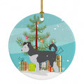 Pumi Christmas Ceramic Ornament Christmas Tree Hanging Decorations for Home Christmas Holiday, Party, Gift, 3 in, Multicolor
