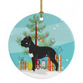 Cane Corso Christmas Ceramic Ornament Christmas Tree Hanging Decorations for Home Christmas Holiday, Party, Gift, 3 in, Multicolor