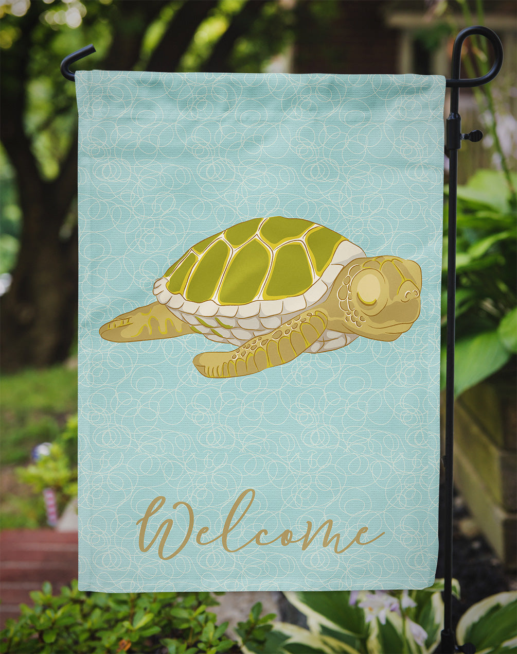 Sea Turtle Garden Flag Mailbox Decorative Yard Banner Outside Patio Artwork for Flower Beds, Garden Size, Multicolor