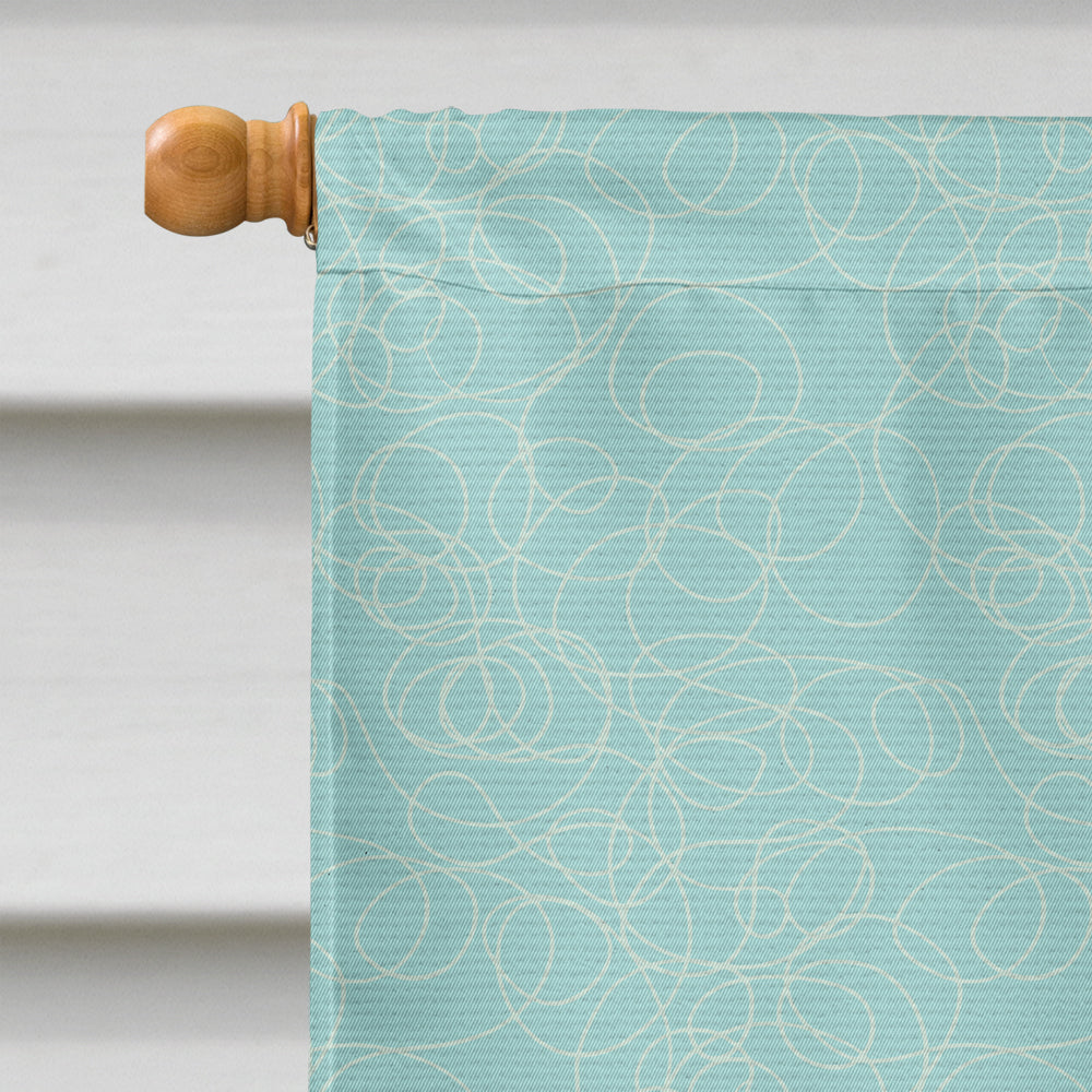 Octopus House Flag 28x40 Porch Sleeve Pole Decorative Outside Yard Banner Artwork Wall Hanging, Polyester