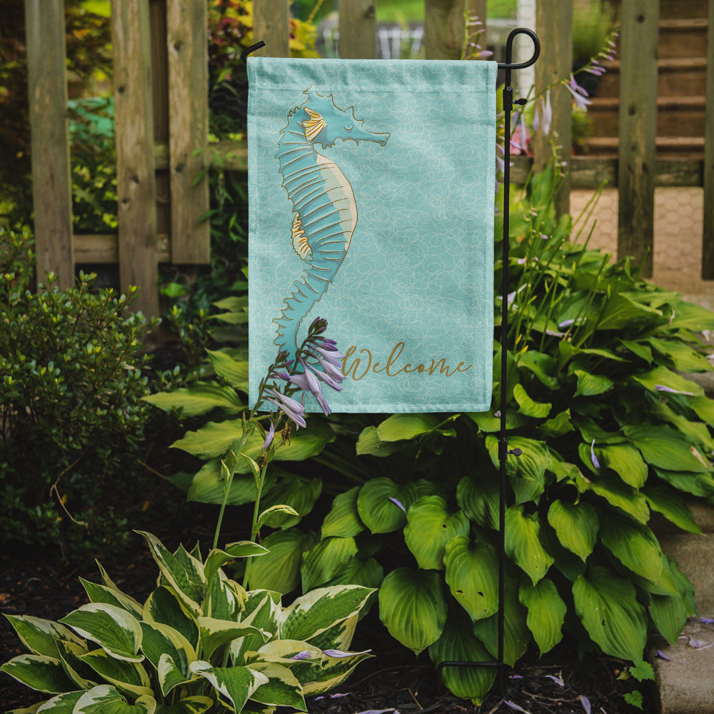 Seahorse Garden Flag Mailbox Decorative Yard Banner Outside Patio Artwork for Flower Beds, Garden Size, Multicolor