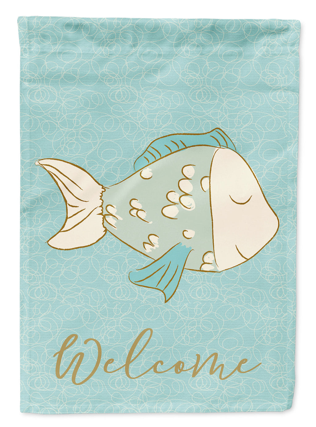 Blue Fish Garden Flag Mailbox Decorative Yard Banner Outside Patio Artwork for Flower Beds, Garden Size, Multicolor