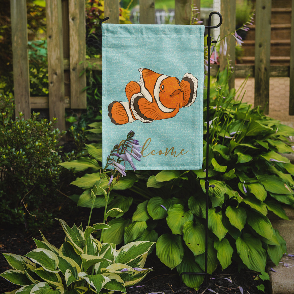 Clown Fish Garden Flag Mailbox Decorative Yard Banner Outside Patio Artwork for Flower Beds, Garden Size, Multicolor