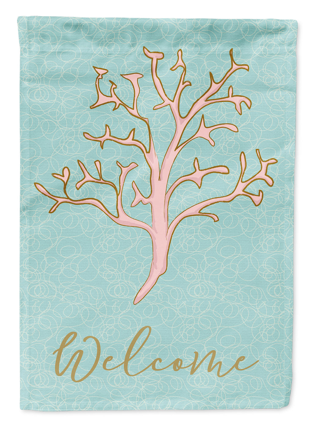 Coral Garden Flag Mailbox Decorative Yard Banner Outside Patio Artwork for Flower Beds, Garden Size, Multicolor