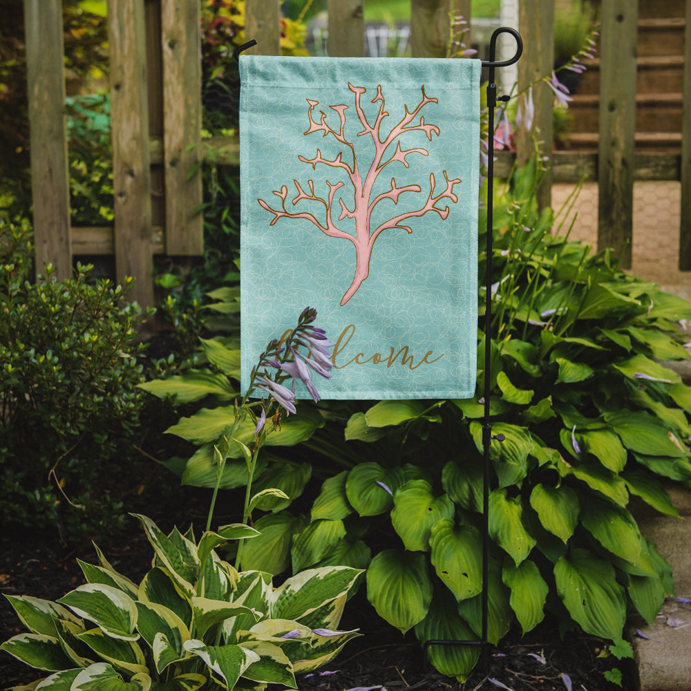 Coral Garden Flag Mailbox Decorative Yard Banner Outside Patio Artwork for Flower Beds, Garden Size, Multicolor