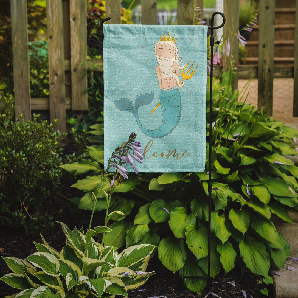 Neptune Merman Garden Flag Mailbox Decorative Yard Banner Outside Patio Artwork for Flower Beds, Garden Size, Multicolor
