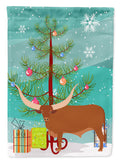 Ankole-Watusu Cow Christmas Garden Flag Mailbox Decorative Yard Banner Outside Patio Artwork for Flower Beds, Garden Size, Multicolor