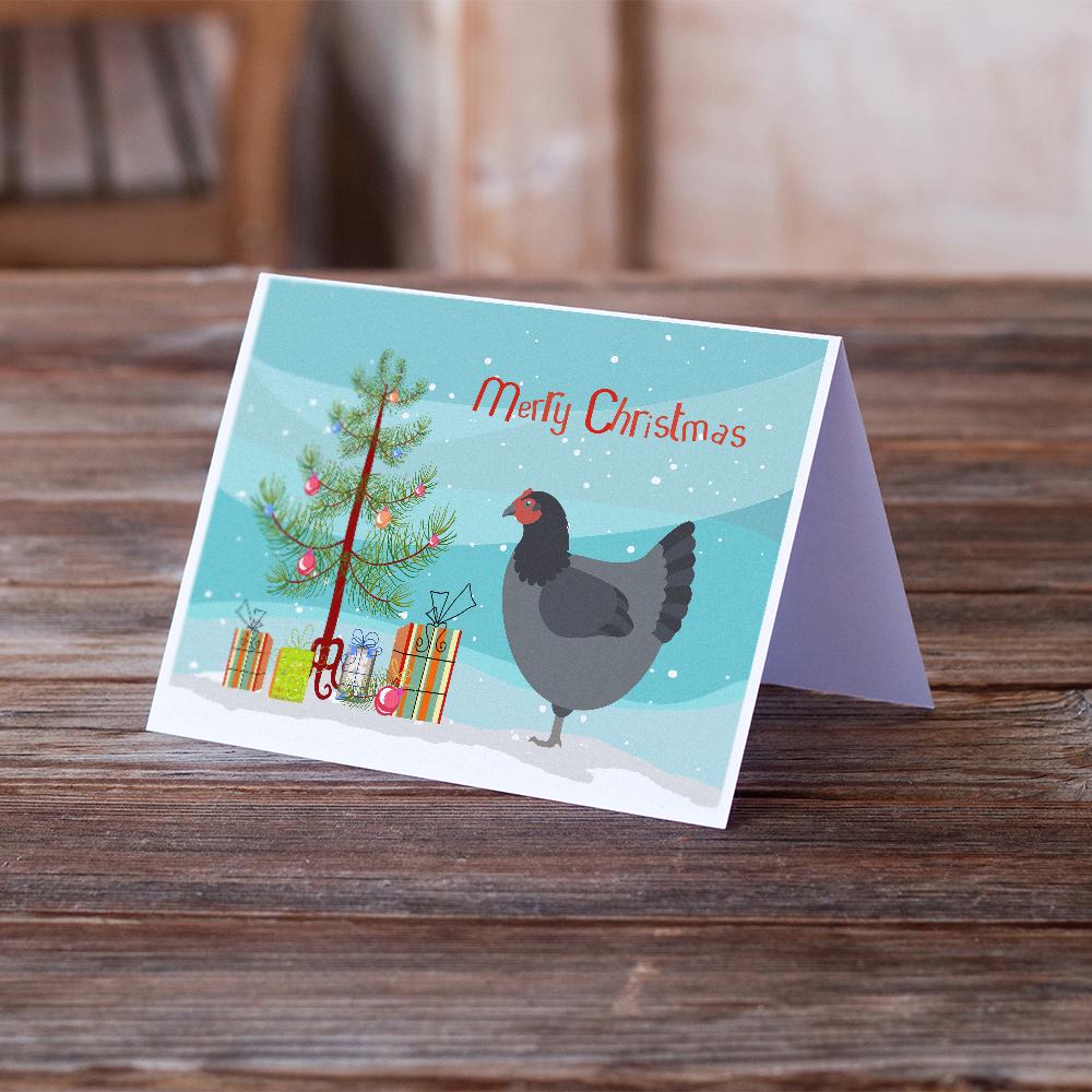 Jersey Giant Chicken Christmas Greeting Cards Pack of 8 Blank Cards with Envelopes Whimsical A7 Size 5x7