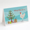 German Langshan Chicken Christmas Greeting Cards Pack of 8 Blank Cards with Envelopes Whimsical A7 Size 5x7