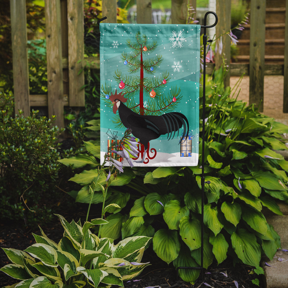 Minorca Ctalalan Chicken Christmas Garden Flag Mailbox Decorative Yard Banner Outside Patio Artwork for Flower Beds, Garden Size, Multicolor