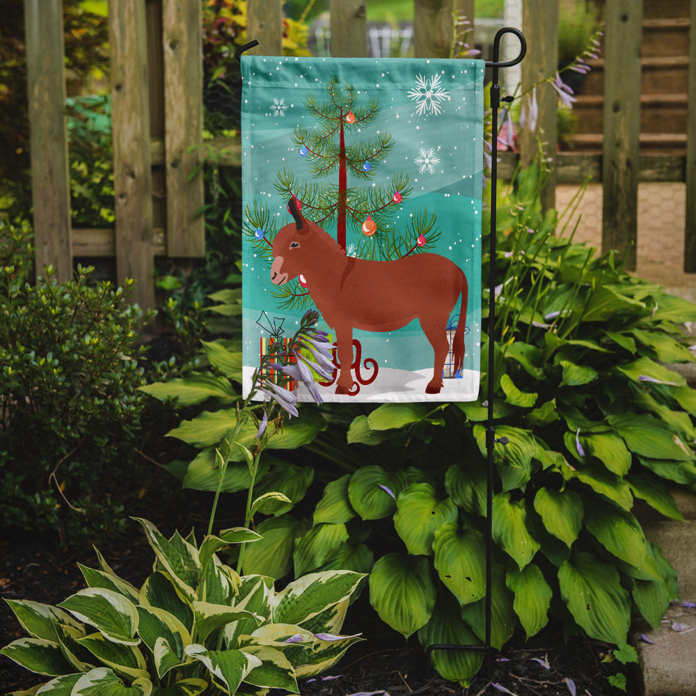 Irish Donkey Christmas Garden Flag Mailbox Decorative Yard Banner Outside Patio Artwork for Flower Beds, Garden Size, Multicolor