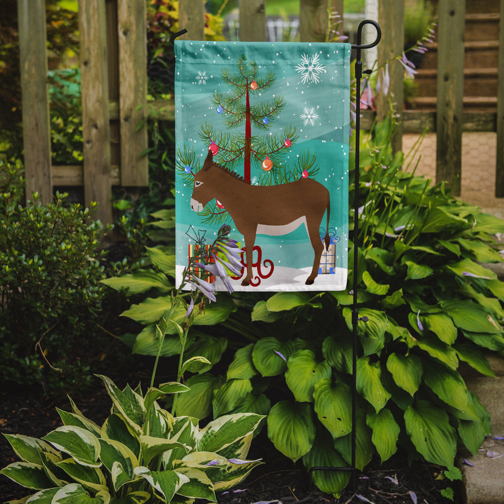 Cotentin Donkey Christmas Garden Flag Mailbox Decorative Yard Banner Outside Patio Artwork for Flower Beds, Garden Size, Multicolor