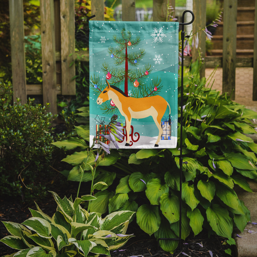 Turkmenian Kulan Donkey Christmas Garden Flag Mailbox Decorative Yard Banner Outside Patio Artwork for Flower Beds, Garden Size, Multicolor