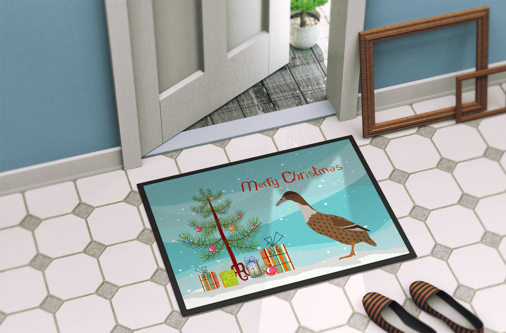 Dutch Hook Bill Duck Christmas Doormat Indoor Outdoor 18H X 27W Front Door Mat Rugs for Entryway, Non Slip Washable
