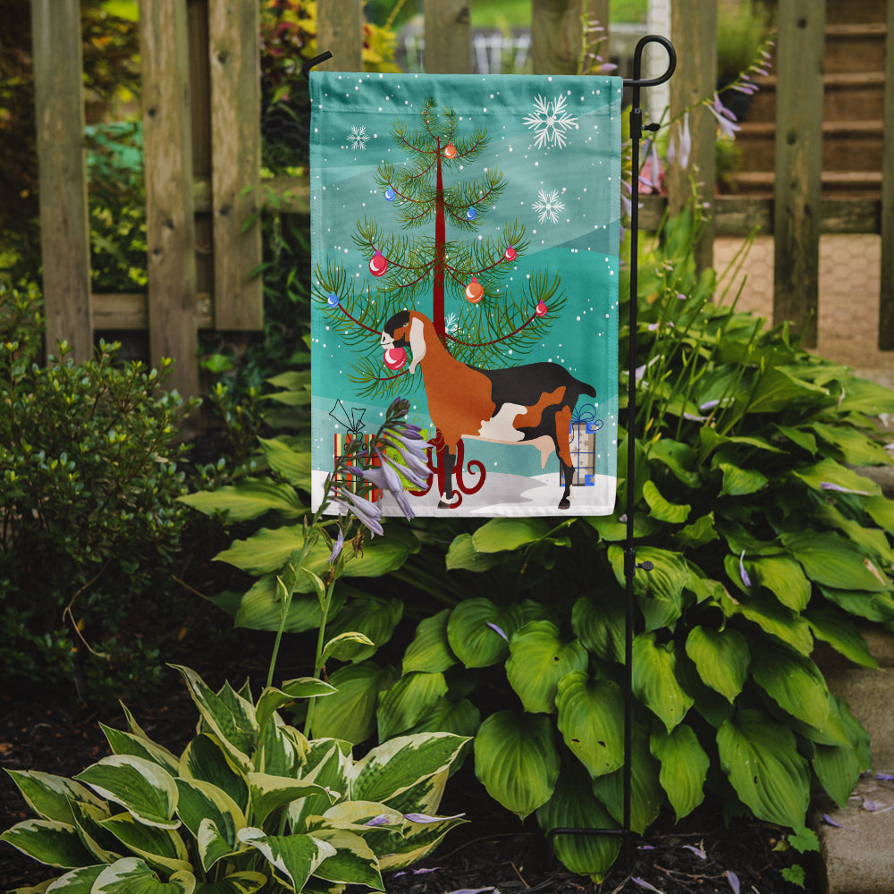 Anglo-nubian Nubian Goat Christmas Garden Flag Mailbox Decorative Yard Banner Outside Patio Artwork for Flower Beds, Garden Size, Multicolor