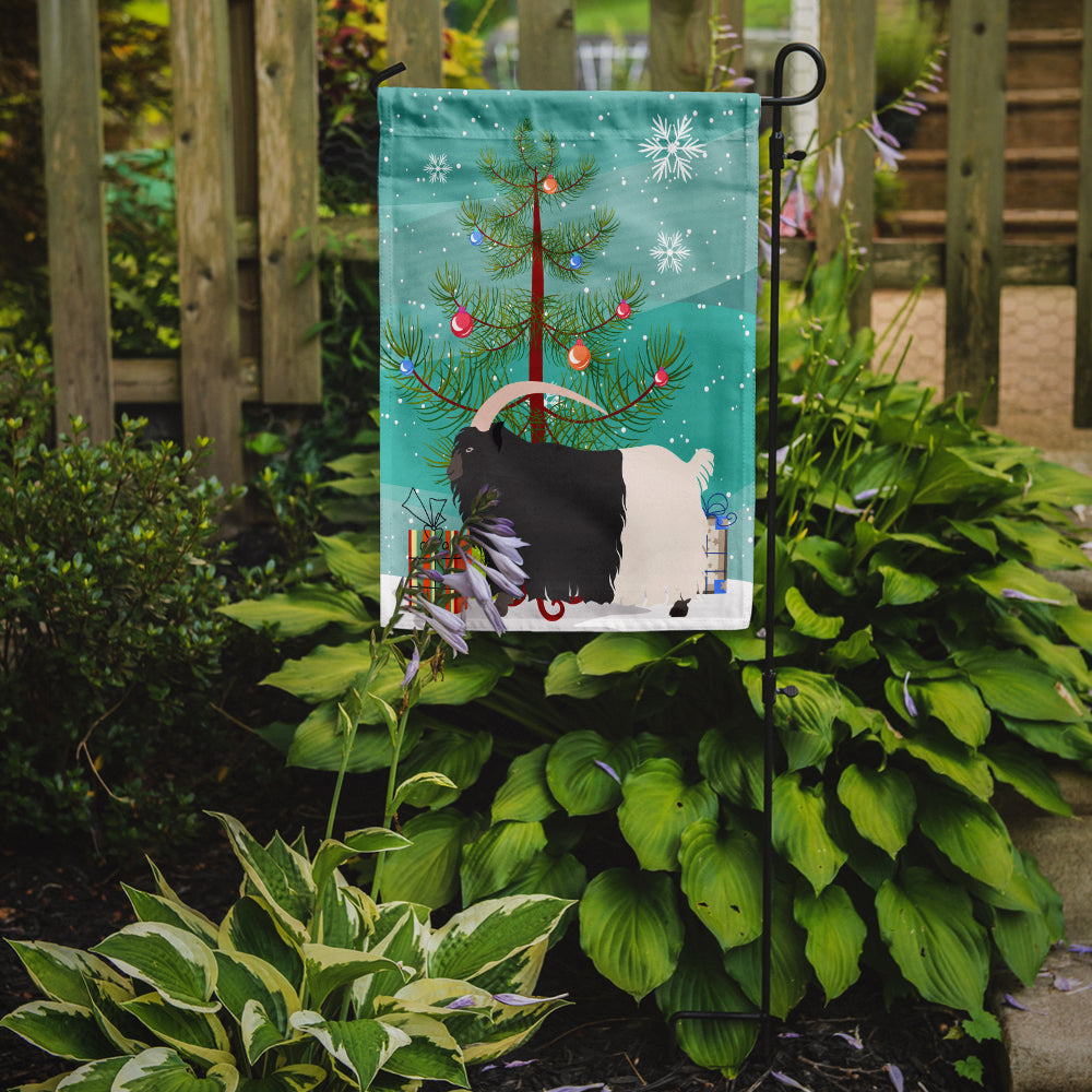 Welsh Black-Necked Goat Christmas Garden Flag Mailbox Decorative Yard Banner Outside Patio Artwork for Flower Beds, Garden Size, Multicolor